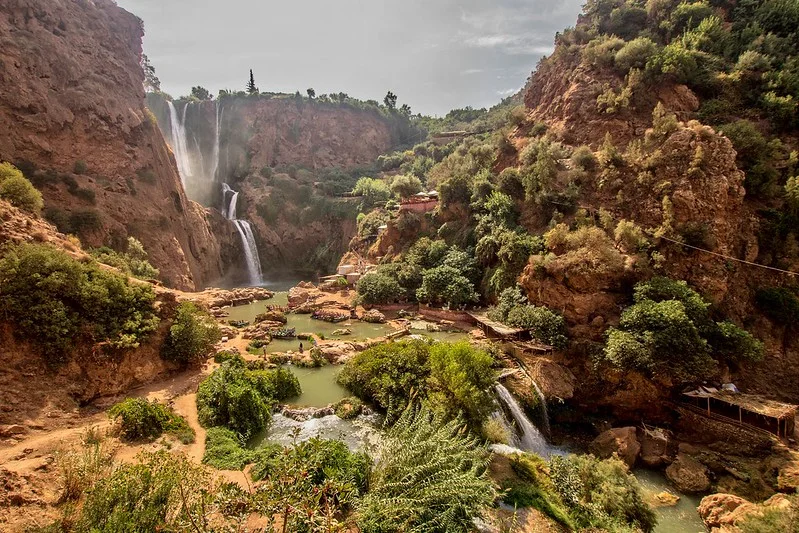 Excursión de 1 día desde Marrakech a Cascadas de Ouzoud